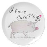 The pig illustration plates