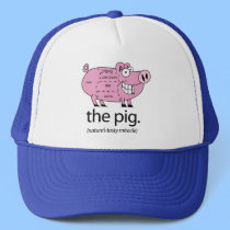 The Pig. Nature's Tasty Miracle hats