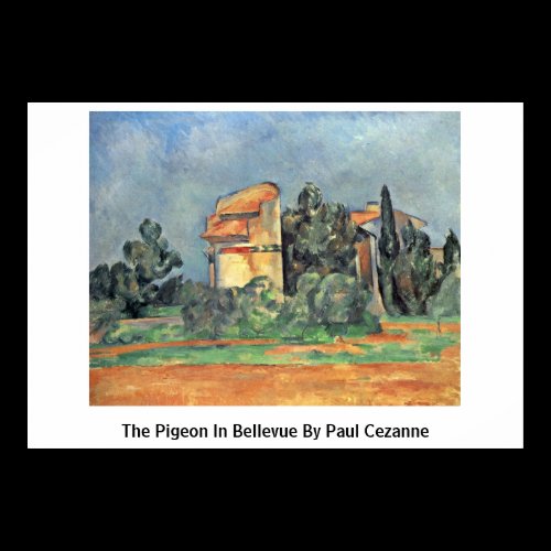 The Pigeon In Bellevue By Paul Cezanne Print