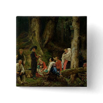 The Pilgrims from the Abbey of St. Odile Buttons
