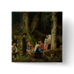 The Pilgrims from the Abbey of St. Odile buttons