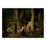 The Pilgrims from the Abbey of St. Odile Cards