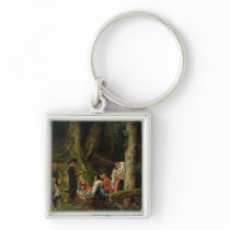 The Pilgrims from the Abbey of St. Odile Key Chains