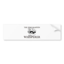 The Pine Marten Whisperer bumper stickers