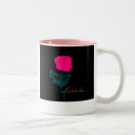 The Pink Rose Mug by Brasherma The Pink Rose Mug