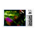 The Pink Rose - postage