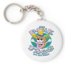 The Pink Taco Key Chain