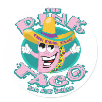 The Pink Taco Stickers