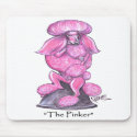 The Pinker Breast Cancer Poodle Mousepad by lucydogdesign The Pinker Breast Cancer Poodle Mousepad