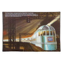 The Pioneer Zephyr 1934 Placemats