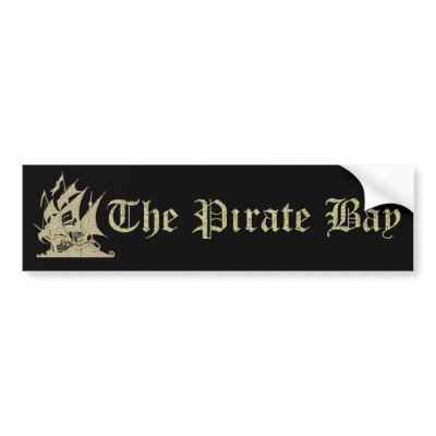 The Pirate Bay Bumper Stickers by artmarx