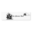 The Pirate Bay Bumper Sticker bumper stickers