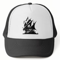 The Pirate Bay Logo Ship Mesh Hat