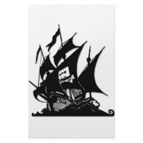 The Pirate Bay Logo Ship Customized Stationery