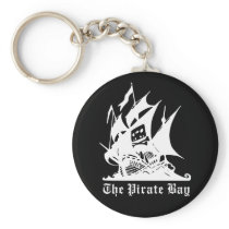 the pirate bay pirate ship logo keychains
