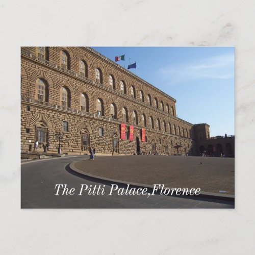 The Pitti Palace,Florence postcard