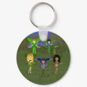 THE PIXIE STICKS Faery Band Keychain by KirstenEdwards THE PIXIE STICKS Faery Band Keychain