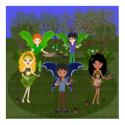 THE PIXIE STICKS Faery Band Poster posters by KirstenEdwards THE PIXIE STICKS Faery Band Poster posters