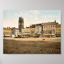 The Place Jean Bart, Dunkirk, France classic Photo Posters