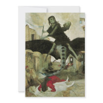 The Plague, Arnold Bocklin, 1898 Personalized Invitation