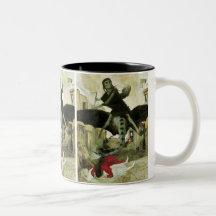 The Plague by Arnold Bocklin Coffee Mugs