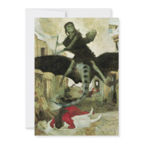 The Plague by Arnold Bocklin Custom Invites