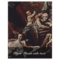 The Plague Of Ashdod Detail  By Poussin Nicolas Custom Flyer