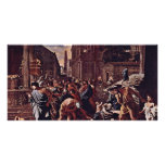 The Plague Of Azoth,  By Poussin Nicolas Custom Photo Card