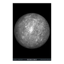 The Planet Mercury posters by solarviews The Planet Mercury posters