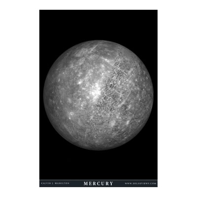 The Planet Mercury Poster by solarviews
