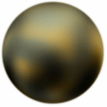 The Planet Pluto Photo Sculpture