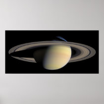 The Planet Saturn from Cassini Orbiter Print