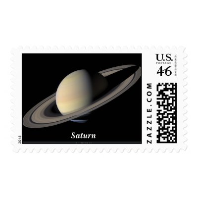 The Planet Saturn Postage Stamps by solarviews