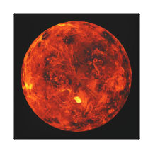 The Planet Venus Stretched Canvas Print