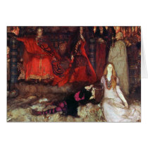 The Play Scene in "Hamlet" Greeting Card