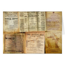 The Playbills Greeting Card