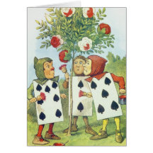 The Playing Cards Painting the Rose Bush