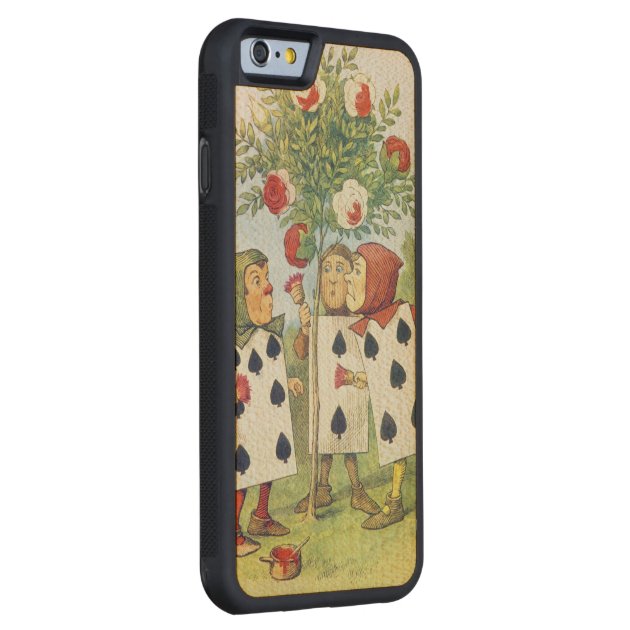 The Playing Cards Painting the Rose Bush Carved® Maple iPhone 6 Bumper-2