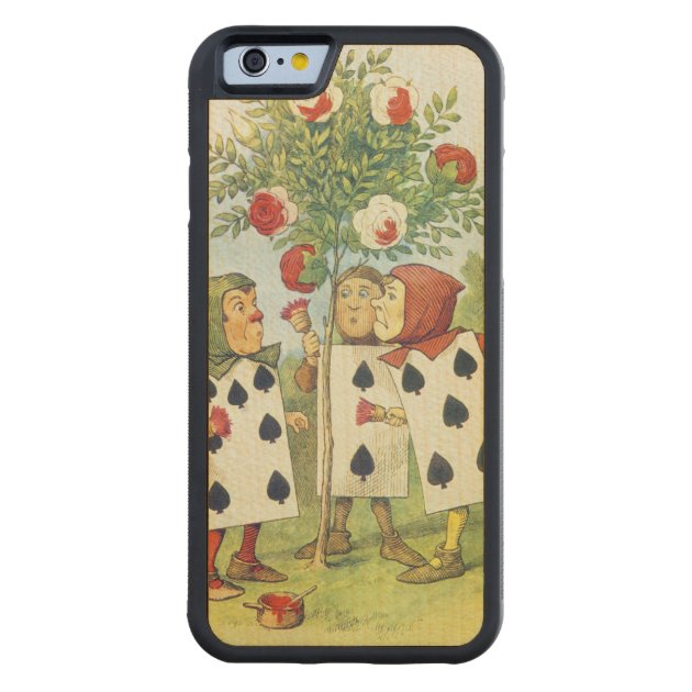The Playing Cards Painting the Rose Bush Carved® Maple iPhone 6 Bumper