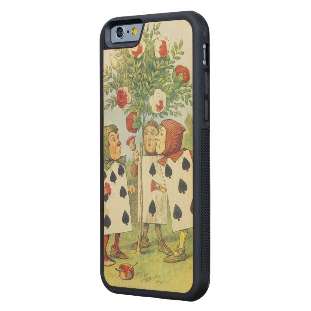The Playing Cards Painting the Rose Bush Carved® Maple iPhone 6 Bumper