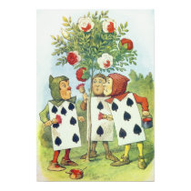 The Playing Cards Painting the Rose Bush posters