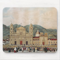 The Plaza de Bolivar, Bogota, 1837 Mousepads