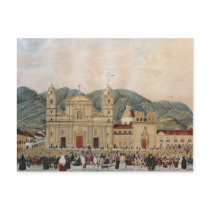 The Plaza de Bolivar, Bogota, 1837 Postcards