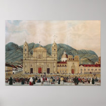 The Plaza de Bolivar, Bogota, 1837