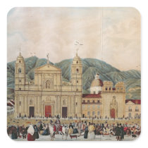 The Plaza de Bolivar, Bogota, 1837 Stickers