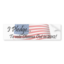 The Pledge - Obama Vote bumper stickers