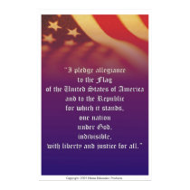 The Pledge of Allegiance posters