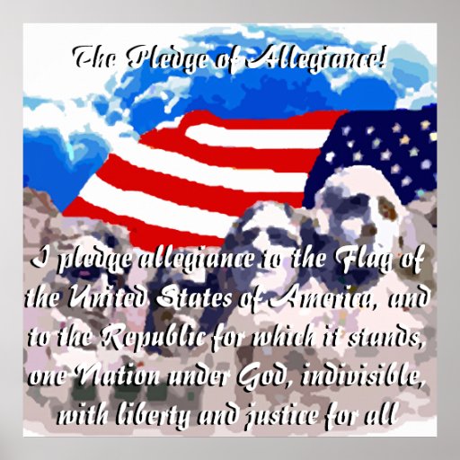 Pledge Of Allegiance Posters, Pledge Of Allegiance Prints, Art Prints ...