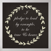 The Pledge Poster