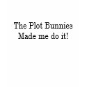 The Plot Bunnies Made me do it! t-shirts